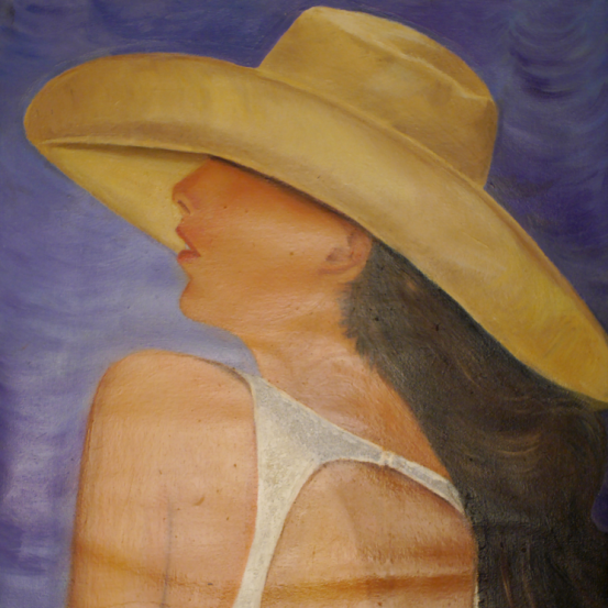 La dame au chapeau